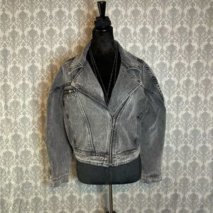 American Bazi Charcoal Denim Jacket
